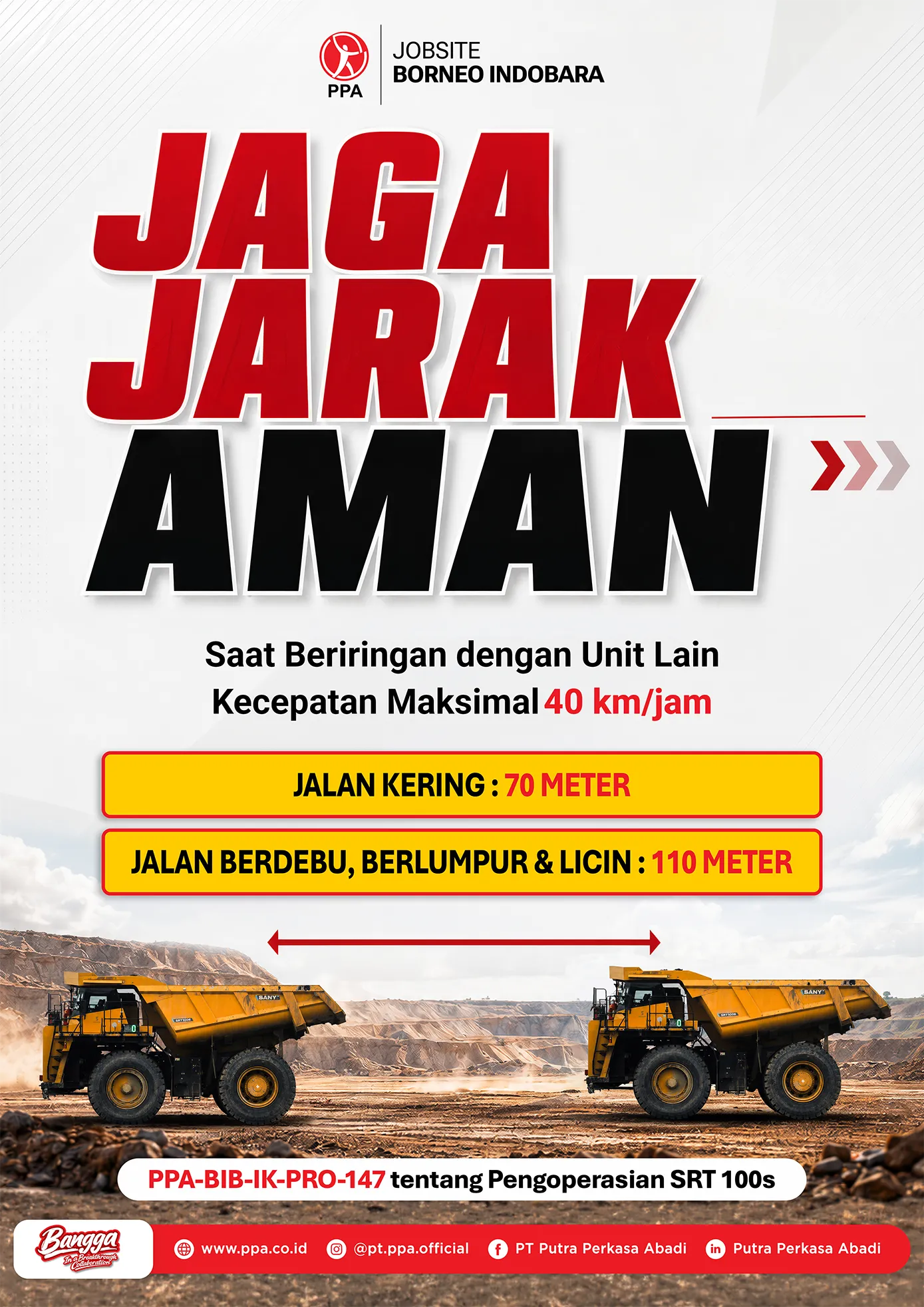 Pembaruan Standar Keselamatan: Patuhi Instruksi Kerja Jaga Jarak Aman Pengoperasian SRT 100s